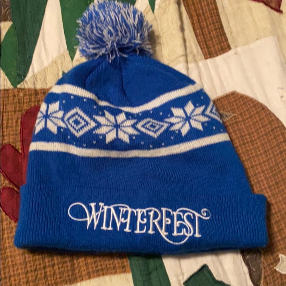 Winterfest knit hat